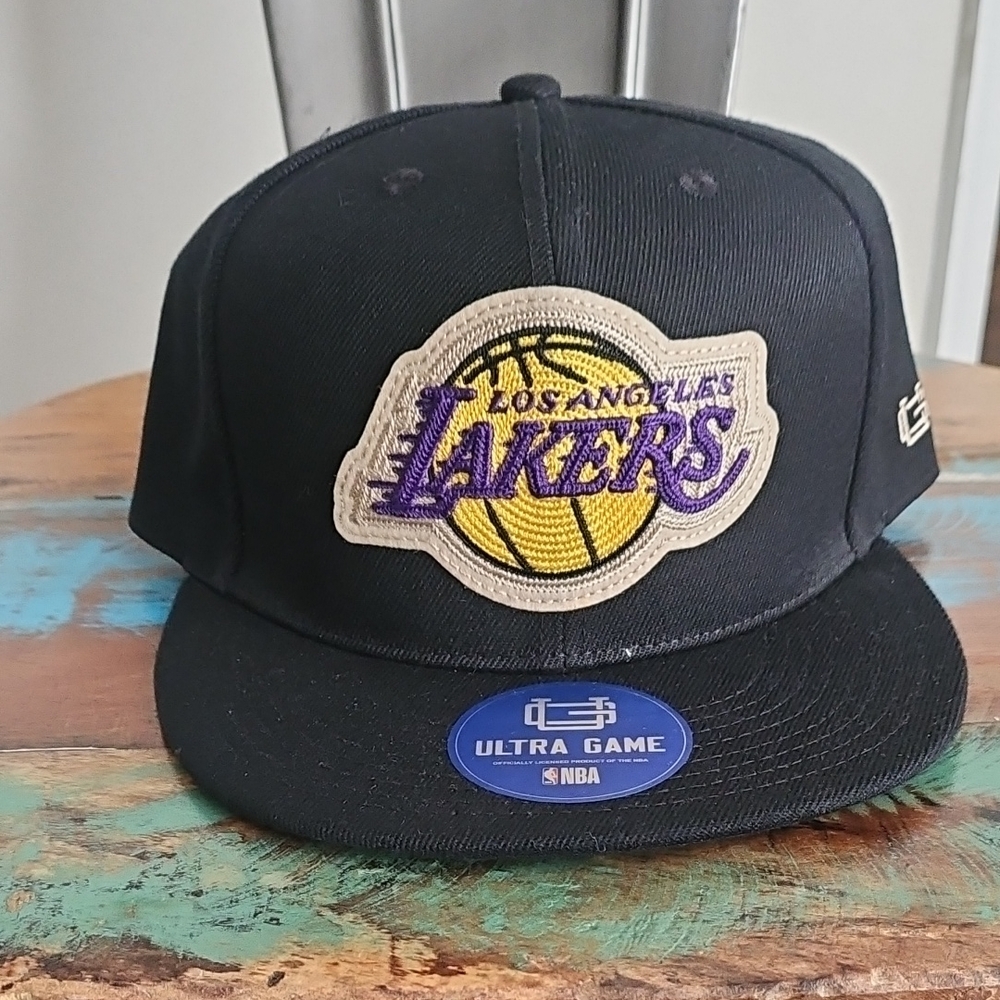 Black Los Angeles Lakers Cap Ultra Game